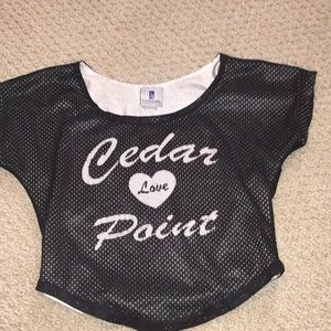 Womens cedar point crop-top